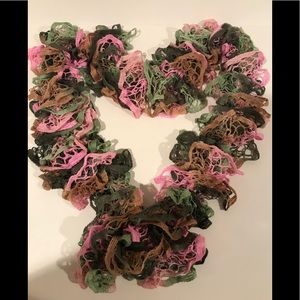 Three homemade scarfs